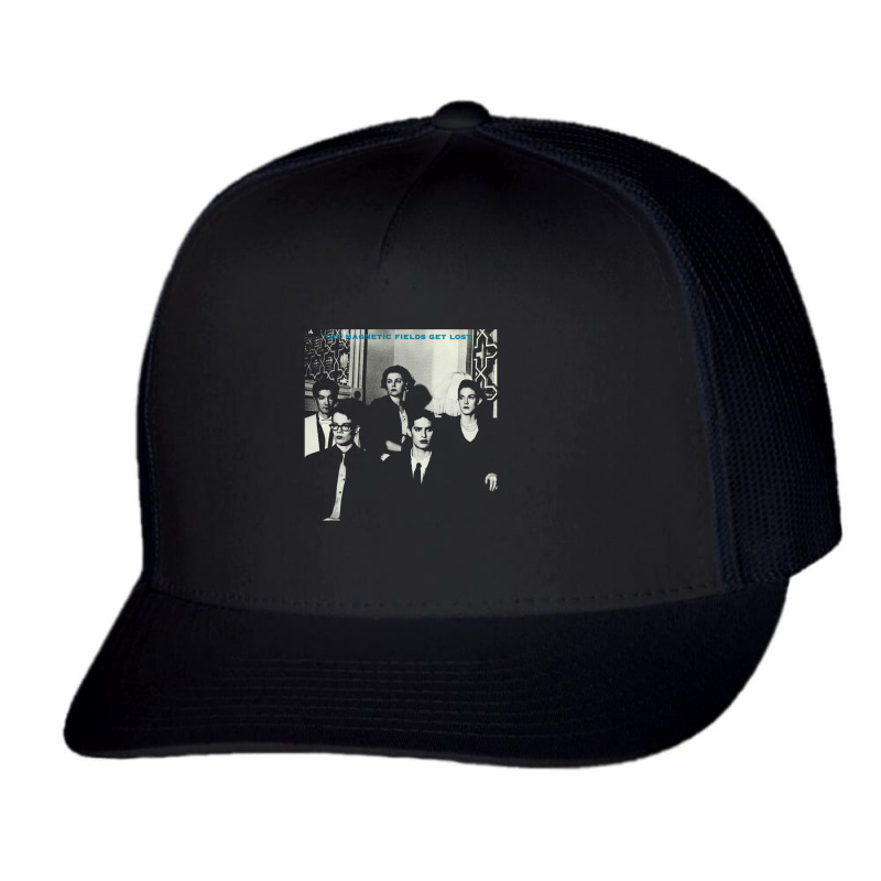 The Magnetic Fields   Get Lost Copy Trucker Cap by DeonnaPerry | Artistshot