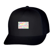 Malayalam Word Cloud Trucker Cap | Artistshot