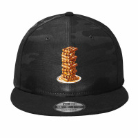 Tall Stack Of Waffles And Syrup Camo Snapback | Artistshot