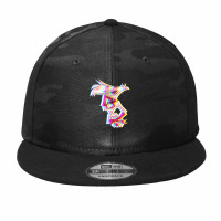 Glitched Angel Dust For Boyfriend Camo Snapback | Artistshot