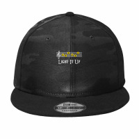 Light It Up .png Camo Snapback | Artistshot