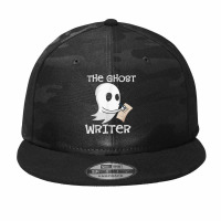 Ghost Writer Ghoul Author Halloween Trick Or Treat Novelist T Shirt Camo Snapback | Artistshot