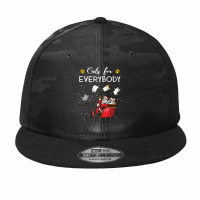 Cats For Everybody Christmas Cute Cat Cats For Everybody Christmas Cut Camo Snapback | Artistshot