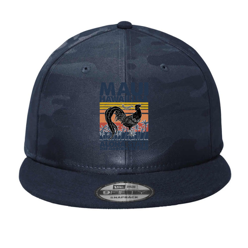 Chicken Vintage Maui Valley Isle Aloha State With Chicken Retro 143 He Camo Snapback by coolquirrell | Artistshot