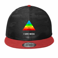 Psychology Hierarchy Of Needs Psych Major Camo Snapback | Artistshot