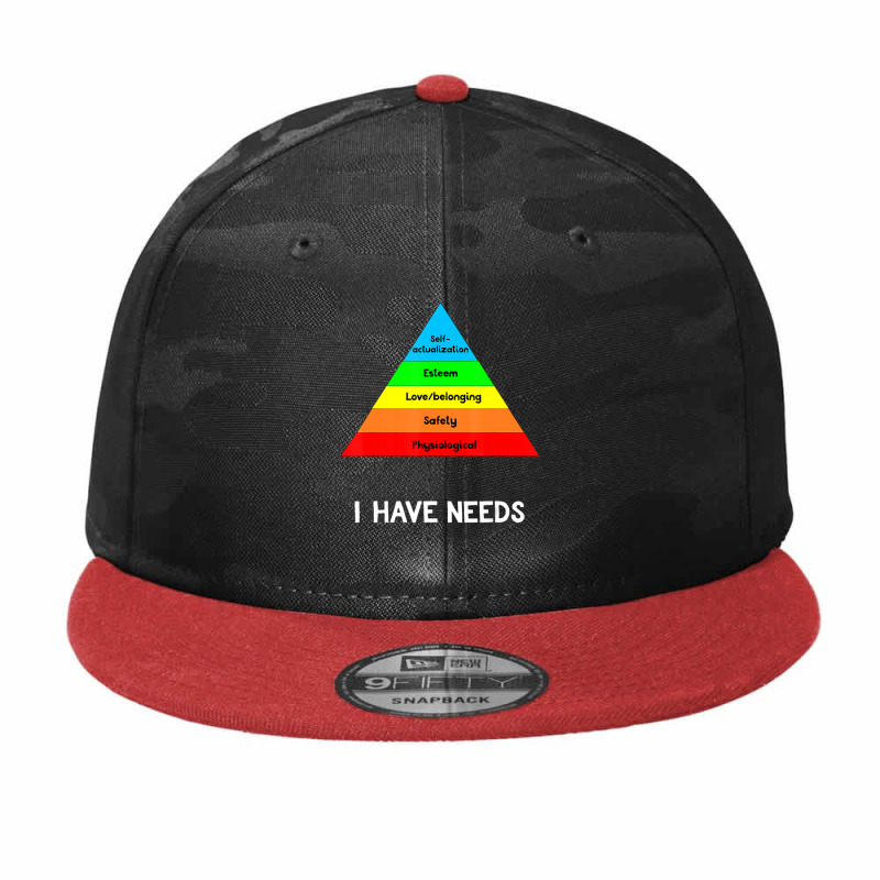 Psychology Hierarchy Of Needs Psych Major Camo Snapback by cm-arts | Artistshot