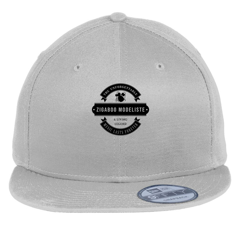 Zigaboo Modeliste The Unforgettable Music Lasts Forever Search Twice F Flat Bill Snapback Cap | Artistshot