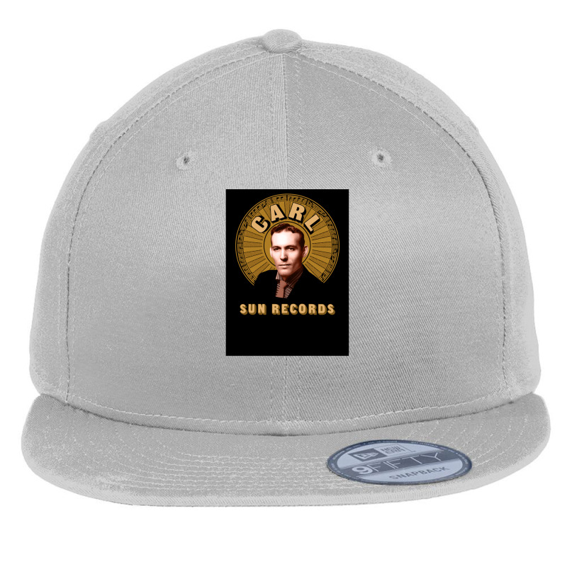 Carl Perkins .png Flat Bill Snapback Cap | Artistshot