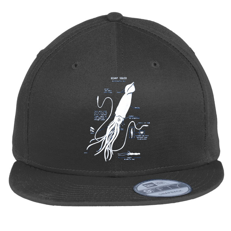 Giant Squid Anatomy, Giant, Squid, Anatomy, Giant Squid Anatomy Vintag Flat Bill Snapback Cap by SHOPPPIS9 | Artistshot