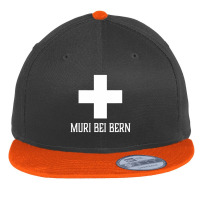 Muri Bei Bern, Switzerland Swiss, Suisse Cross Flat Bill Snapback Cap | Artistshot