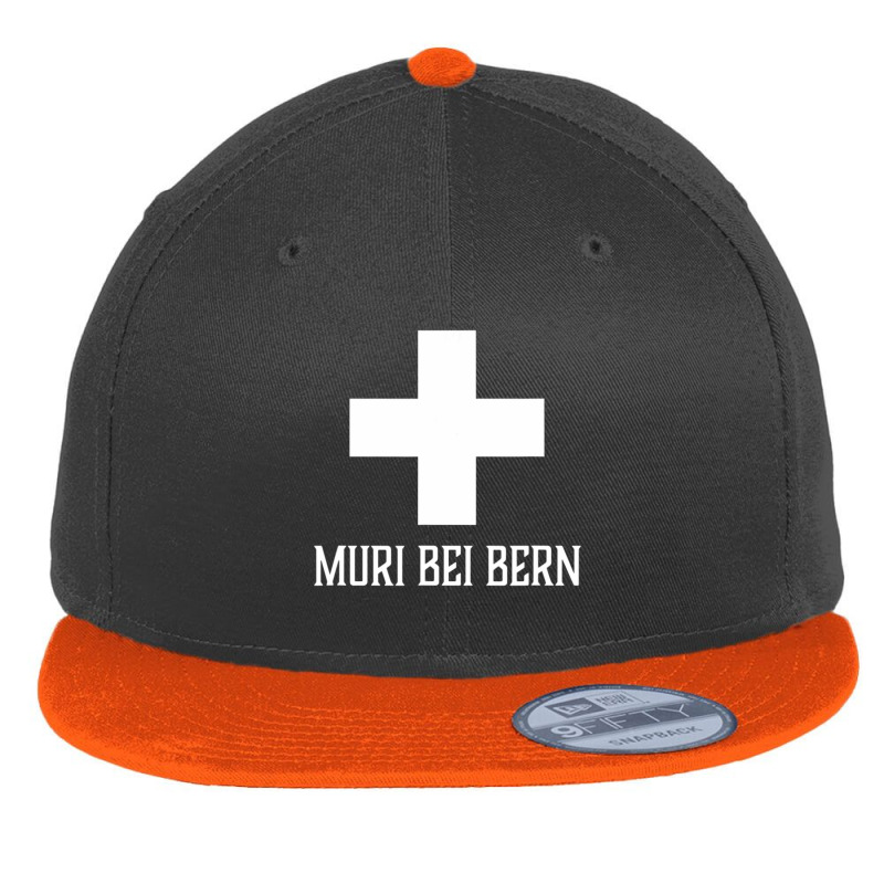 Muri Bei Bern, Switzerland Swiss, Suisse Cross Flat Bill Snapback Cap by Mello Greenwood | Artistshot