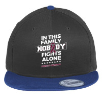 Nobody Fights Alone Meningitis Awareness T Shirt Flat Bill Snapback Cap | Artistshot