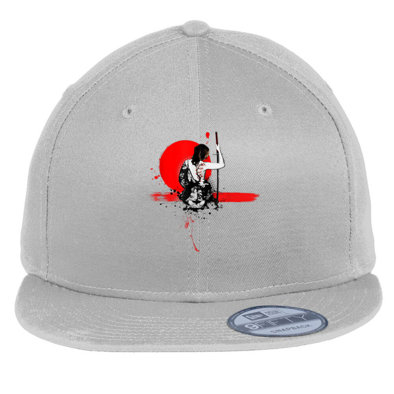 Geisha Japanese Samurai Woman Warrior Adult Unisex T Shirt Flat Bill Snapback Cap | Artistshot