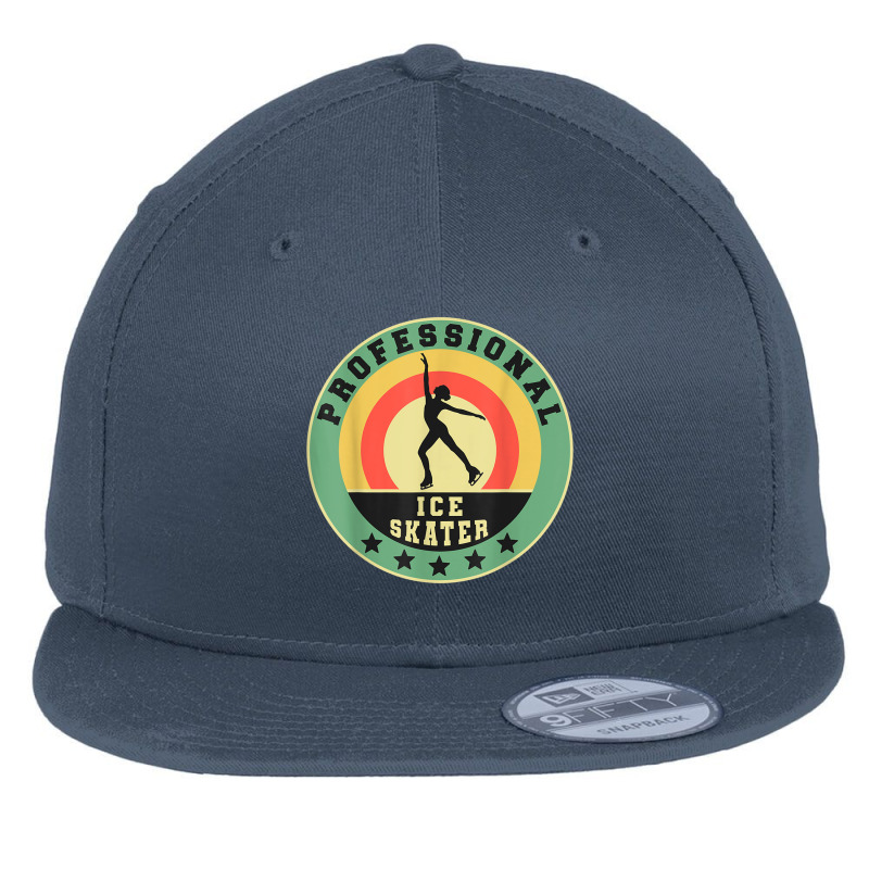 Figure Skating Professional Ice Skater Dancer T Shirt Flat Bill Snapback Cap by cm-arts | Artistshot