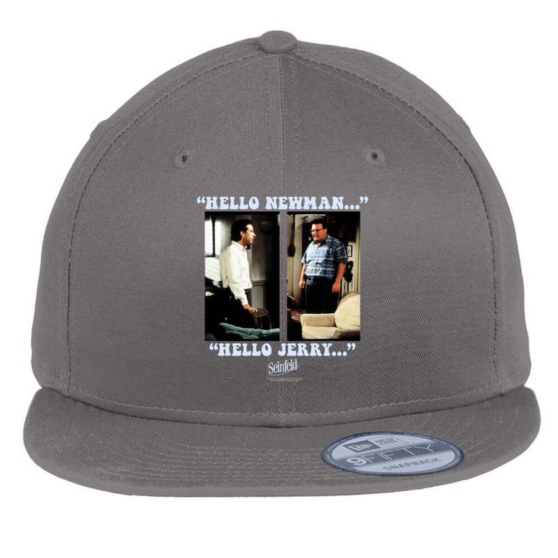 Seinfeld Newman And Jerry Long Sleeve T Shirt Flat Bill Snapback Cap | Artistshot