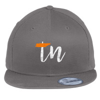 Tennessee State Flag Orange And White Home Shirt Distressed Long Sleev Flat Bill Snapback Cap | Artistshot