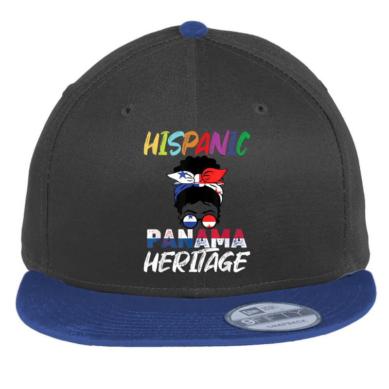 National Hispanic Heritage Month Latino Panama Flag T Shirt Flat Bill Snapback Cap by cm-arts | Artistshot