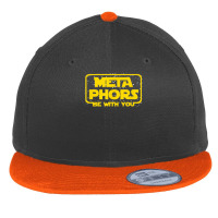 Metaphors Be With You Funny English Teacher Space Flat Bill Snapback Cap | Artistshot