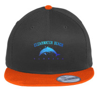 Clearwater Beach Florida Dolphin Lover Scuba Diving Vacation T Shirt Flat Bill Snapback Cap | Artistshot