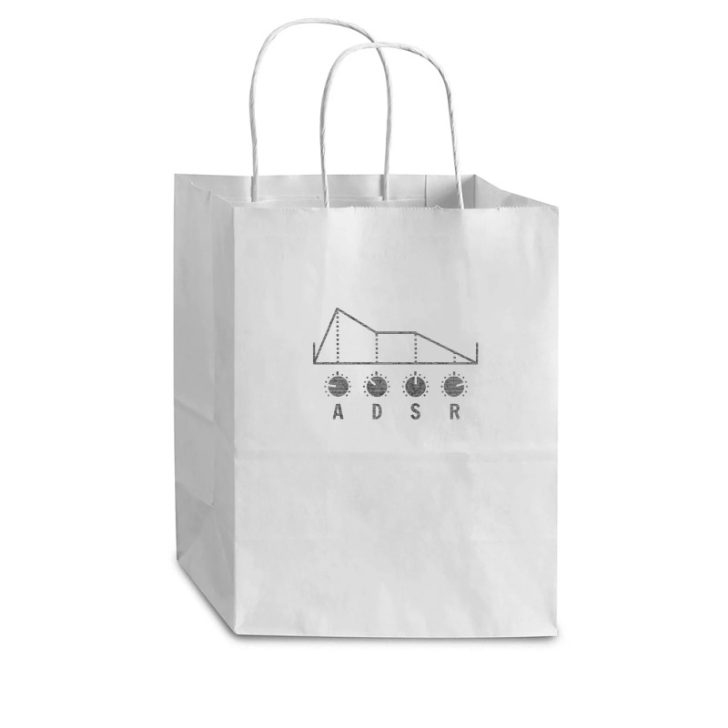 Synthesizer Adsr For Synth Lover 5 Cub Paper Bag - 8 X 4 1/2 X 10 1/4 | Artistshot