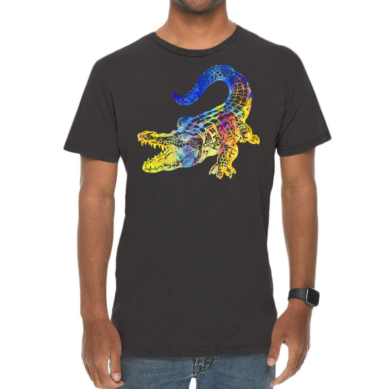 Crocodile Lover T  Shirtcrocodile Aligator With Beutiful Gift Idea T Vintage T-shirt | Artistshot