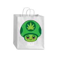 Weed Mushroom Vintage Travel Debie Paper Bag - 10 X 5 X 13 | Artistshot