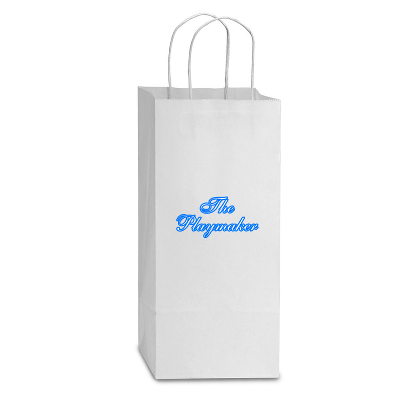 The Playmaker Double Wine Paper Bag - 6 1/2 X 3 1/2 X 12 3/8 | Artistshot