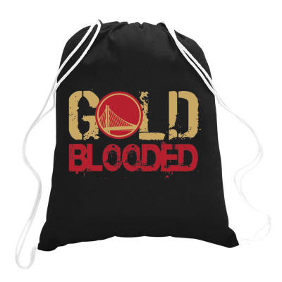 Gold Blooded Drawstring Bags Designed By Bariteau Hannah