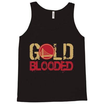 Gold Blooded Tank Top Designed By Bariteau Hannah