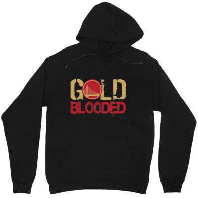 Gold Blooded Unisex Hoodie Designed By Bariteau Hannah