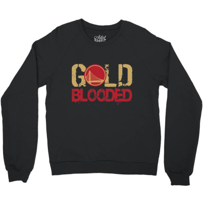 Gold Blooded Crewneck Sweatshirt Designed By Bariteau Hannah