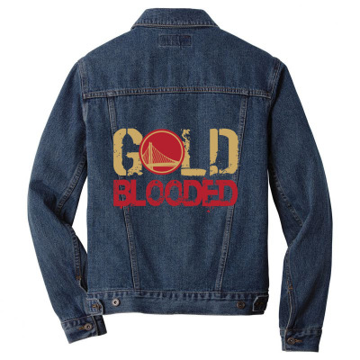 Gold Blooded Men Denim Jacket Designed By Bariteau Hannah