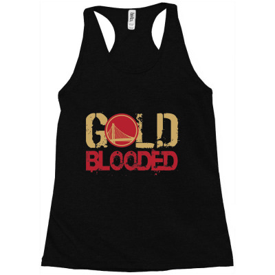 Gold Blooded Racerback Tank Designed By Bariteau Hannah
