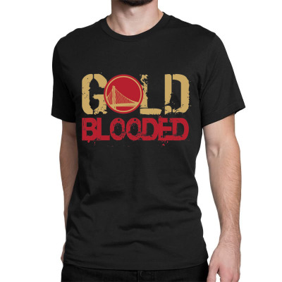 Gold Blooded Classic T-shirt Designed By Bariteau Hannah