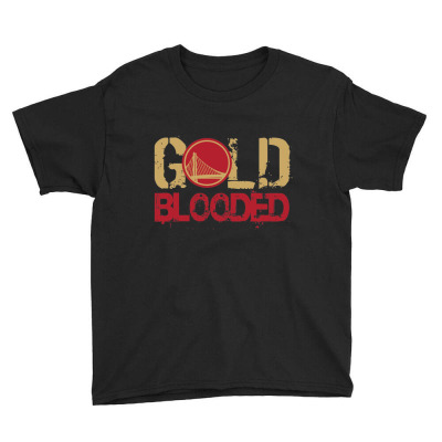 Gold Blooded Youth Tee Designed By Bariteau Hannah