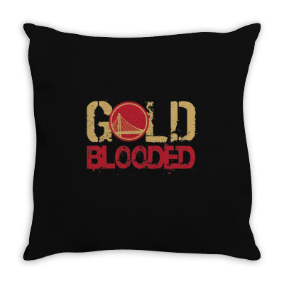 Gold Blooded Throw Pillow Designed By Bariteau Hannah