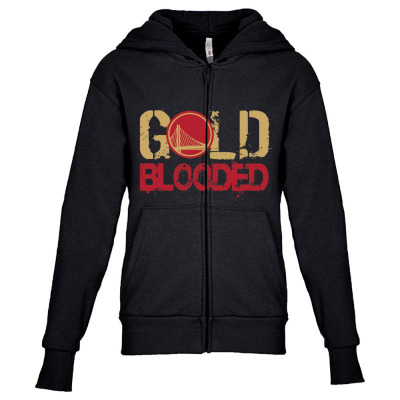 Gold Blooded Youth Zipper Hoodie Designed By Bariteau Hannah