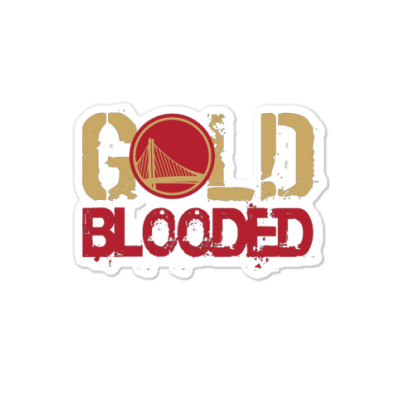 Gold Blooded Sticker Designed By Bariteau Hannah