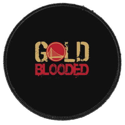 Gold Blooded Round Patch Designed By Bariteau Hannah