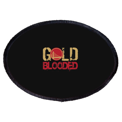 Gold Blooded Oval Patch Designed By Bariteau Hannah