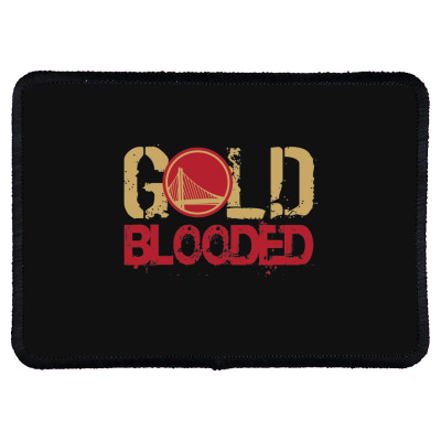 Gold Blooded Rectangle Patch Designed By Bariteau Hannah