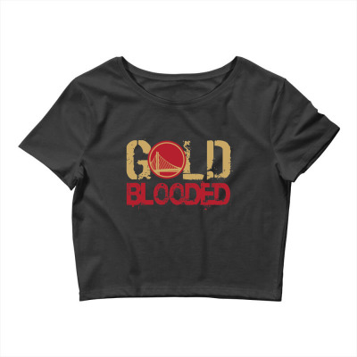 Gold Blooded Crop Top Designed By Bariteau Hannah