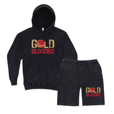 Gold Blooded Vintage Hoodie And Short Set Designed By Bariteau Hannah