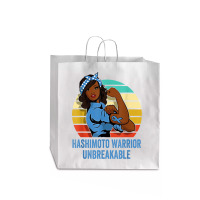 Hashimoto's Disease Warrior Shirt Unbreakable Jumbo Paper Bag - 18 X 7 X 18 3/4 | Artistshot