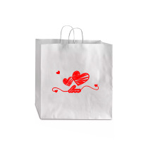 Limited Edition Two Heart Jumbo Paper Bag - 18 X 7 X 18 3/4 | Artistshot