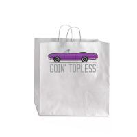 Goin Topless Custom Purple Jumbo Paper Bag - 18 X 7 X 18 3/4 | Artistshot