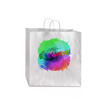 Set It Off Elsewhere Album Rainbow Melt Jumbo Paper Bag - 18 X 7 X 18 3/4 | Artistshot