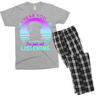 Curly Coated Retriever T  Shirt I Hear You I'm Just Not Listening Curl Men's T-shirt Pajama Set | Artistshot