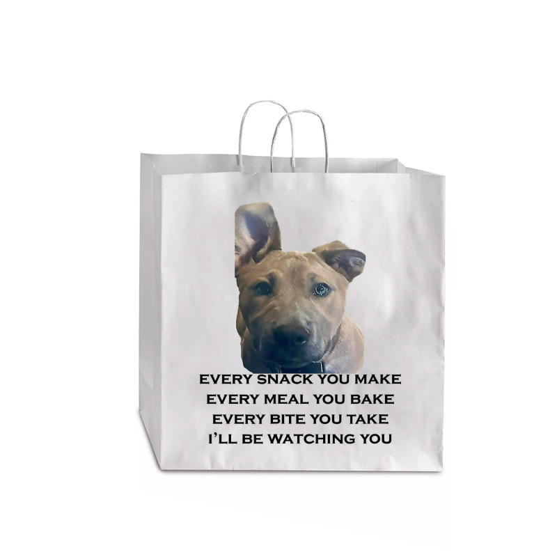 Barley I'll Be Watching You T Shirt Jumbo Paper Bag - 18 X 7 X 18 3/4 | Artistshot