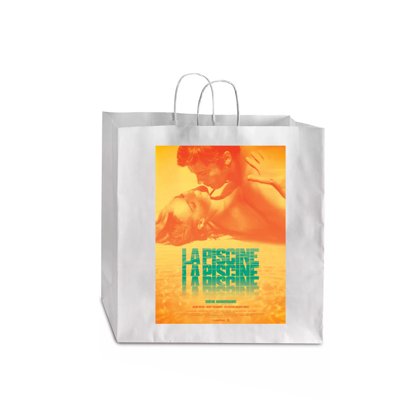 La Piscine Movie Jumbo Paper Bag - 18 X 7 X 18 3/4 | Artistshot